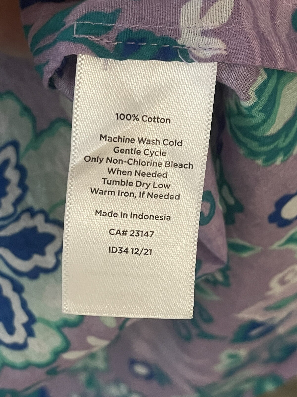 Talbots Floral Button Down Blouse - image 7