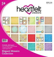 Heartfelt Creations Elegant Mosaics Collection 12"x12" Paper Pad