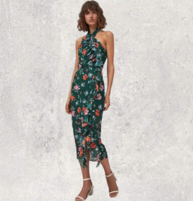 green emerald velvet dress Love Language mini