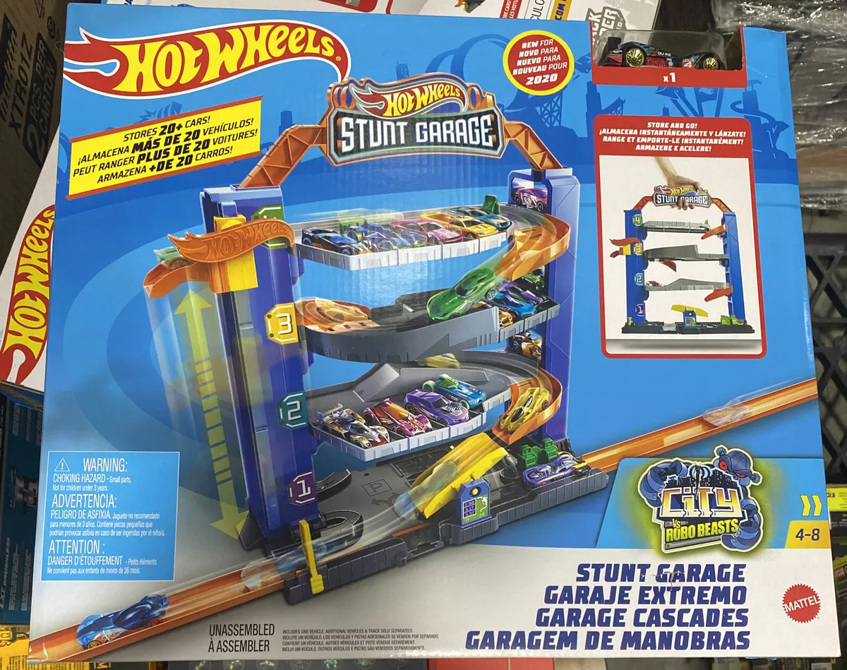 Hot Wheels Pista City Stunt Garage Mattel - GNL70