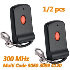 1x / 2x Remote Garage Door Mini Transmitter 300mhz For MultiCode 3089 Linear