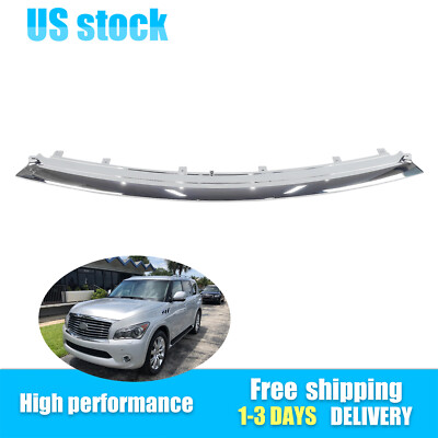 Front Lower Radiator Grille Moulding For 11-14 Infiniti QX56 QX80 62385-1LA0A