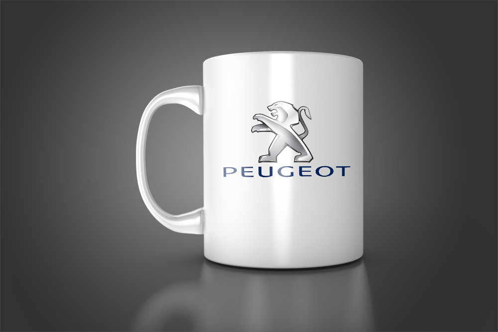 PEUGEOT Becher, KAFFEE TEE PEUGEOT Becher für beste PEUGEOT FANS der Marke TETI