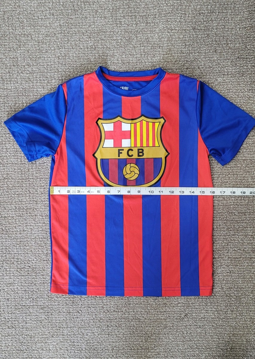 FC Barcelona ユニセフロゴ付きシャツ M FC BARCELONA BARCA futbol soccer RAKUTEN UNICEF men M maroon