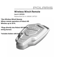 Polaris OEM Ranger/RZR/General/ACE- Wireless Remote for HD Winch-2879316/2877221