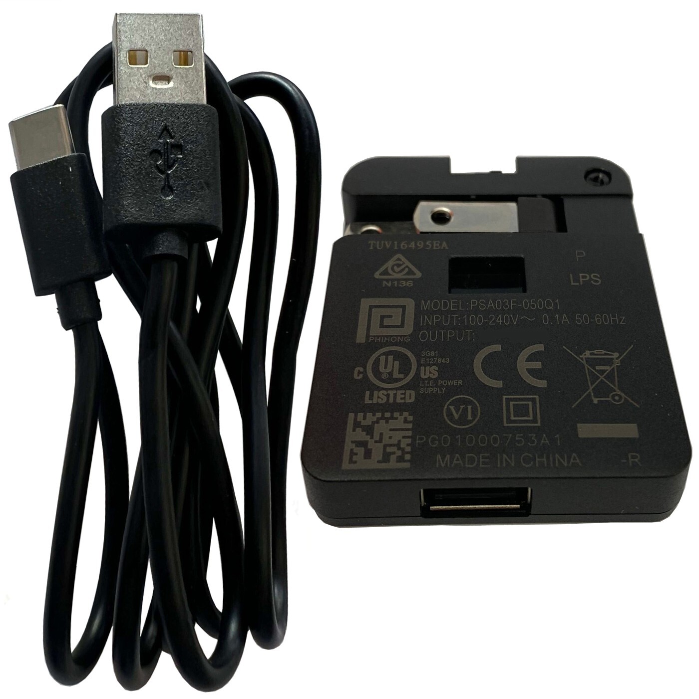 USB Cable AC Adapter For Istim EV-805 EV820 EMS Tens electric therapy Machine