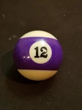  Billiard  #12  Ball Standard Size 2-1/4"  Style Cue Replacement / DIY Project