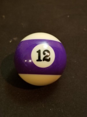  Billiard  #12  Ball Standard Size 2-1/4''  Style Cue Replacement / DIY Project