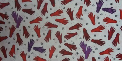 BTHY Robert Kaufman ''Accessorize'' Red Hat Society  100% Cotton Fabric