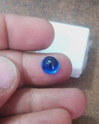 Natural Spinel Cabochon Rund lose Edelstein 9x9 MM Ceylon Kornblumenblau