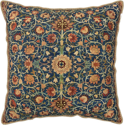 William Morris Vintage Floral Velvet Throw Pillow Covers 18X18 Inch Boho Botanic
