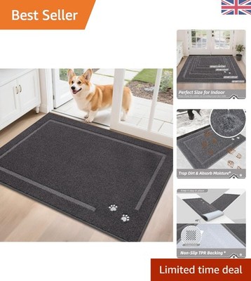 Schmutzfang Fußmatte 80x120cm - weiches Polyester, rutschfest & schmutzabweisend