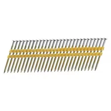 Senco Kd25apbsn Collated Framing Nail, 2-1/2 In L, 10.3 Ga, Bright, Flat Head,