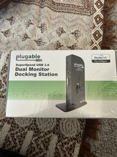 Plugable USB 3.0 Dual Monitor Docking Station Model UD-3900 - Sealed