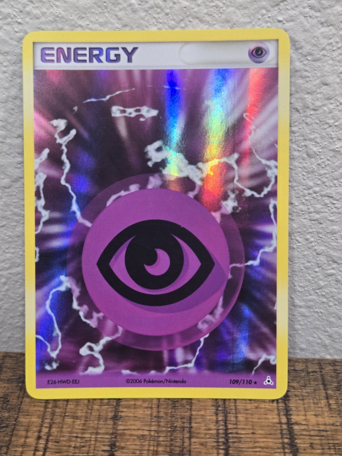 Psychic Energy 109/110 Pokemon 2006 Holon Phantoms Holo Rare NM