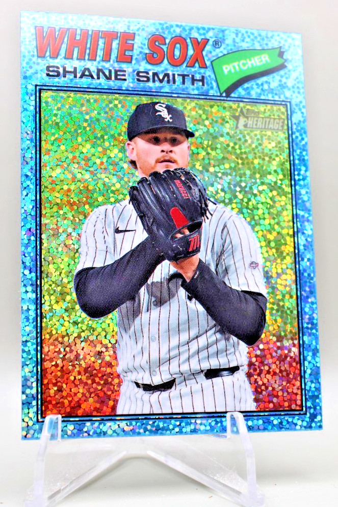 2026 Topps Heritage - Shane Smith #353 Light Blue Sparkle Refractor White Sox