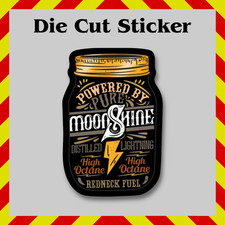 Funny Moonshine Sticker, Redneck Fuel Waterproof Die Cut Vinyl Decal