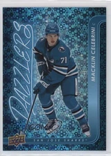 2024-25 Upper Deck Extended Series Dazzlers Blue Macklin Celebrini Rookie RC