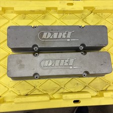 Dart Cast Aluminum Valve Covers Small Block Chevy 1958-85 Sbc 383 350 406