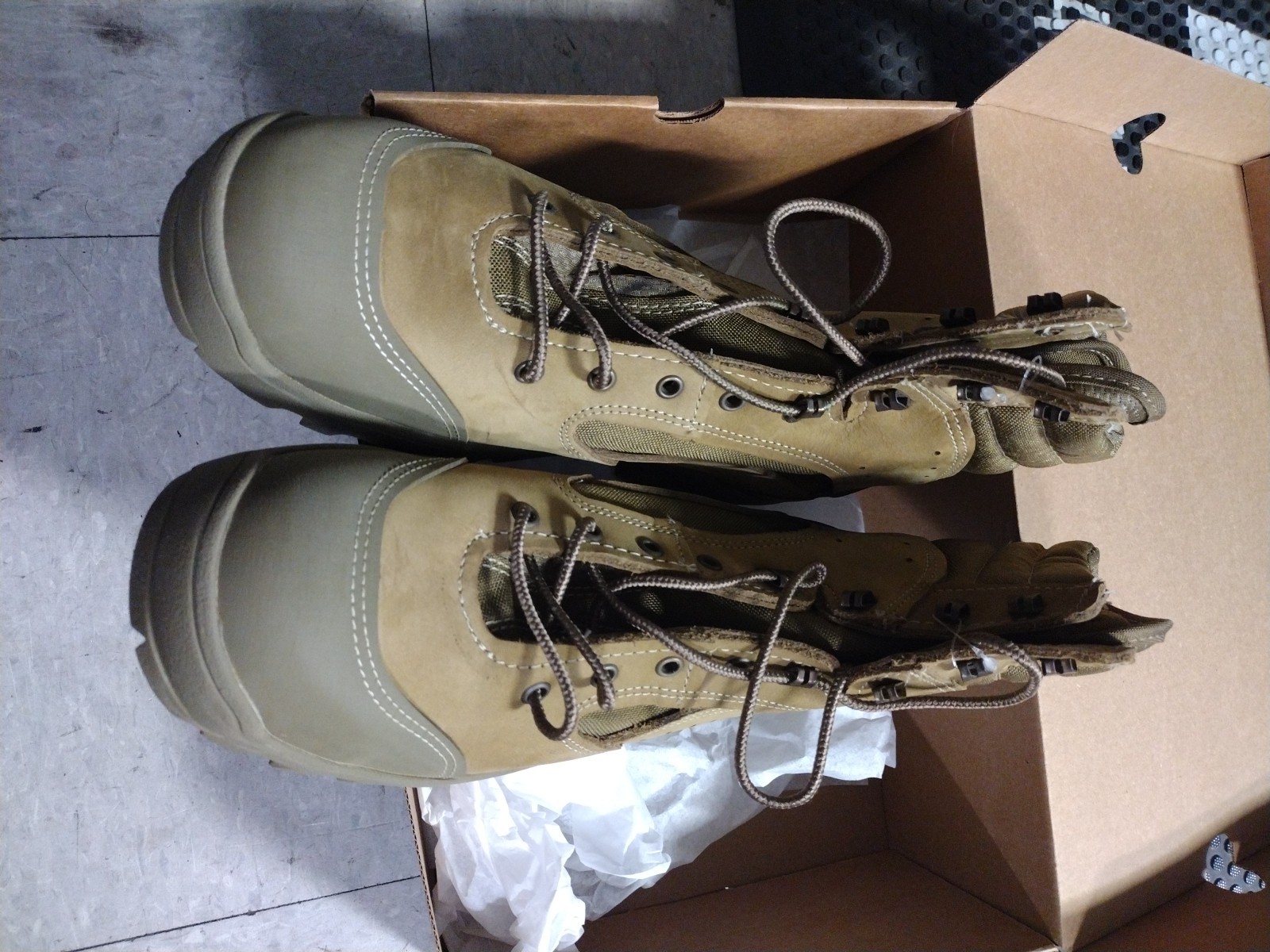 Bates Military Mountain Combat Hiker GoreTex Boots Brown Mens Size 10 R E03612C