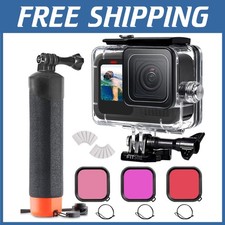 Go Pro Hero 13/12/11/10/9 Black Waterproof Case Bundle