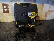 NEW AUSTIN 21 VOLT – 1/2" CORDLESS IMPACT WRENCH KIT WITH SOCKETS #AT-601-YWBK