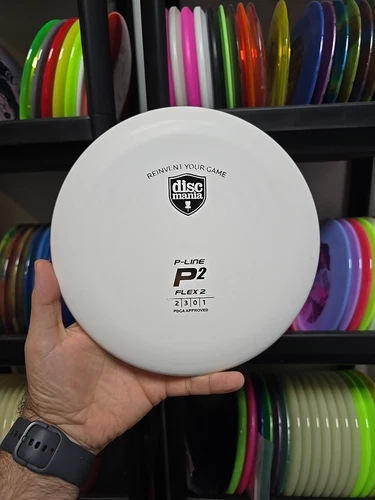 Discmania P-Line P2 Flex 2 White 173g disc golf putter Discs