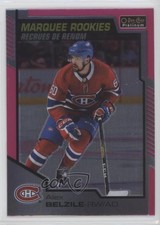 2020-21 O-Pee-Chee Platinum Marquee Rookies Matte Pink Alex Belzile #187 0i1q