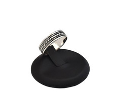 Sterling Silver Ring 925 Rope Braid Wedding Design Band Size 6.5, 8.5, 9.5, 10.5