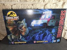Transformers Jurassic Park X Dilophocon & JP12 Collaborative Set New Jeep Toy
