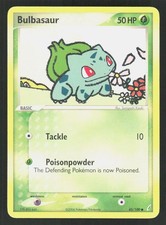 Pokemon Bulbasaur 45/100 Common Crystal Guardians (LP)