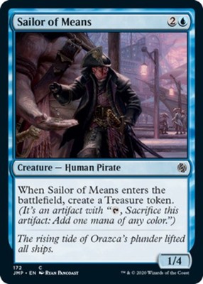 x1 Sailor of Means - Jumpstart - NM - MTG