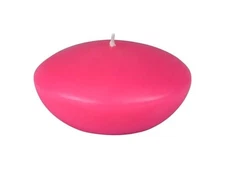 Zest Candle 3-Piece Floating Candles, 4-Inch, Hot Pink 