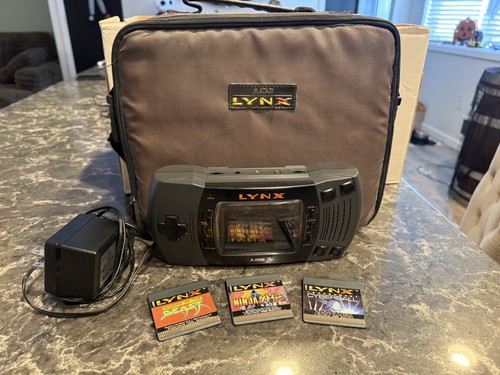 Atari Lynx console bundle. Tested and Works!