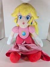Nintendo Mario Bros Princess Peach Plush 24" 2021 