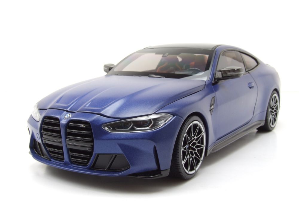 BMW M4 2020 Blu Metallizzato Modellino 1:18 Minichamps | eBay