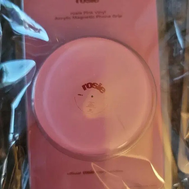 Rosé Pop-up Limited Edition Phone Grip - Pink Vinyl, BNIB
