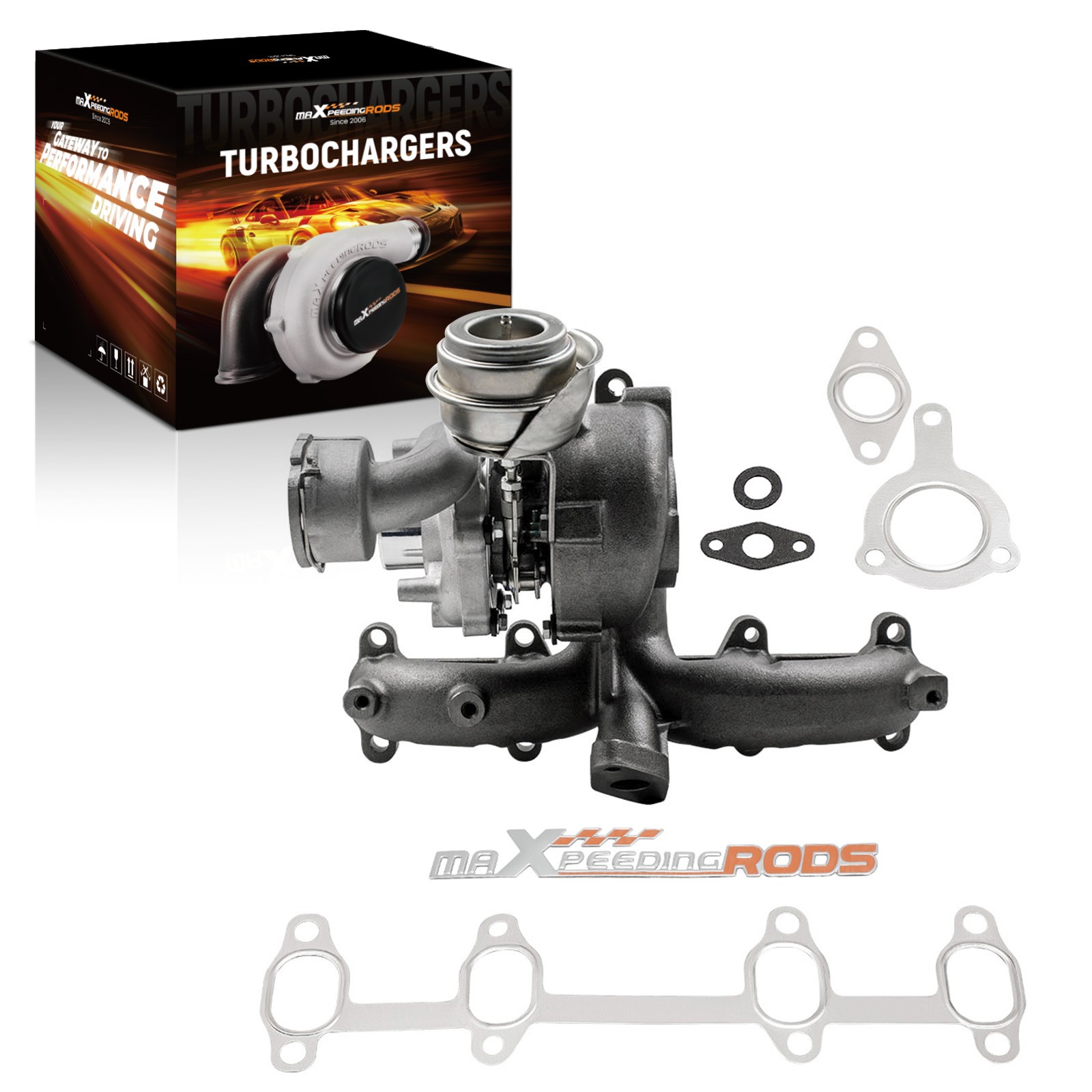 Turbocharger For Seat Leon 2000- 2006  110kw 1.9tdi Arl With Manifold + Gasket