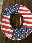 San Diego Hat Company Straw Hat W/ American Flag — photo 2