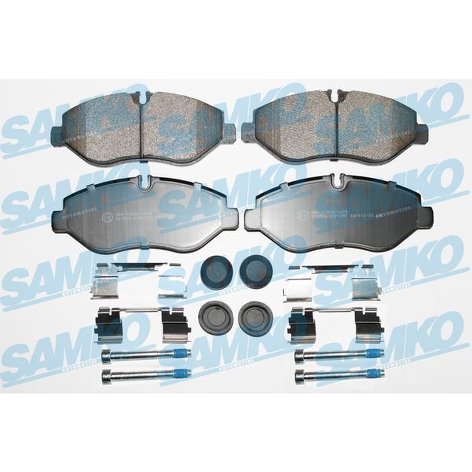 1x ORIGINAL® SAMKO Bremsbelagsatz, Scheibenbremse Vorne für Iveco DAILY IV