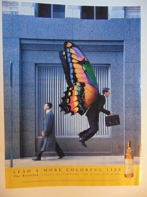 2001 The Macallan Scotch Whiskey print ad