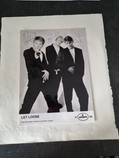 Let Loose Autogrammkarte Original Signiert