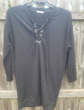 Heart and Hips women's black size M sweatshirt dress