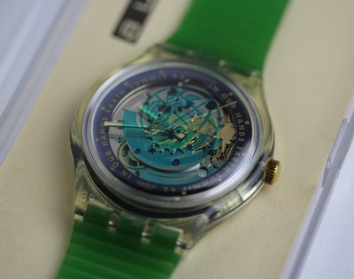 Original Swatch Automatic Time to Move EARTH SUMMIT 1992 kaum getragen OVP