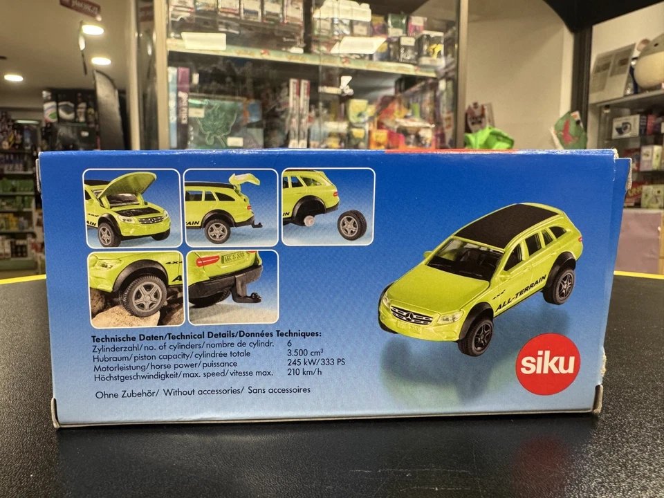 SIKU 2349- modellino 1:50- AUTO MERCEDES BENZ E-CLASS VERDE 4X4- NUOVO-SIGILLATO - Immagine 3 di 4
