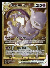 Pokemon Cards Mewtwo VSTAR 086/078 Holo Pokemon GO Secret Rare NM