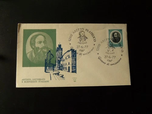 theater playwright Pietro Aretino FDC Italy 1977