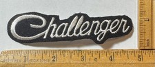Vintage Dodge Challenger Die Cut Script Logo Iron Sew On Patch Mopar Muscle Car Vintage Dodge Challenger Die Cut Script Logo Iron Sew On Patch Mopar Muscle Car
