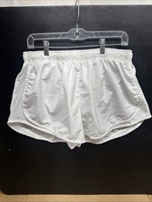 White Nike Dri-Fit Women's Running Shorts Size XL, with Liner