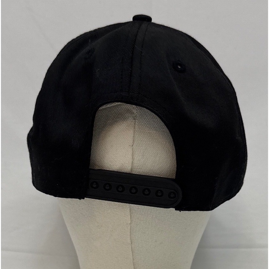 Bourbon Snapback Hat Beaver Hunter Patch Black In… - image 3